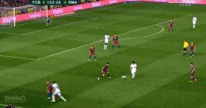 开场16分钟35秒，巴萨遭遇欧冠单场比赛最快的两个丢球